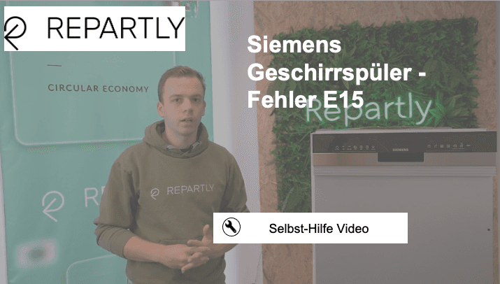 Vidéo - Lave-vaisselle E15 de Siemens